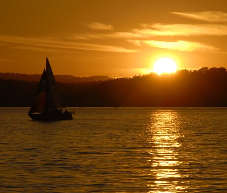 Segelboot vor Vitznau | © Heidi Duss-Bürgi