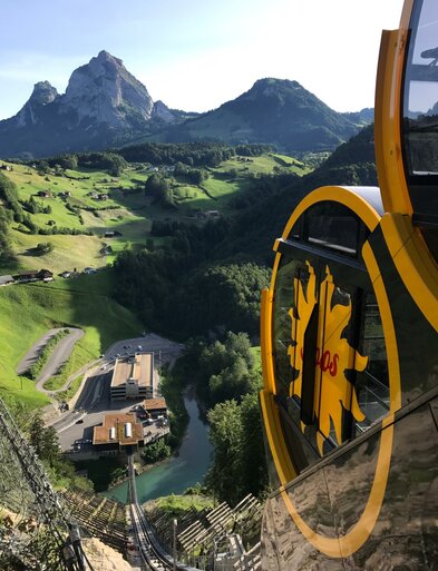 Standseilbahn Stoos | © Stoos-Muotatal Tourismus