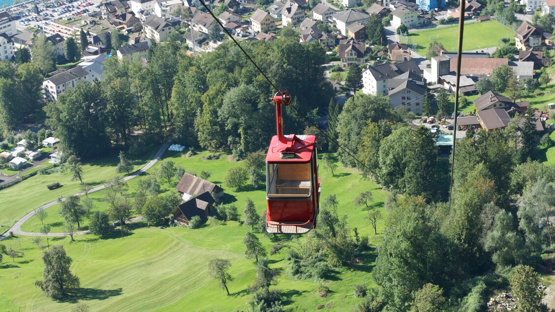 Seilbahn Wissifluh | © J. Trionfini Seilbahn Wissifluh | © J. Trionfini