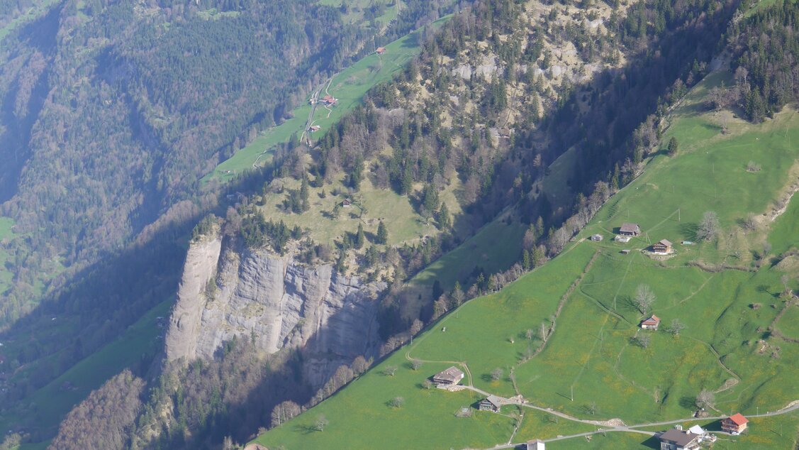 Vitznauerstock - Aussicht auf Hinterbergen