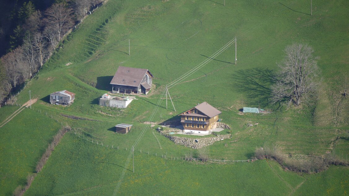 Vitznauerstock - Aussicht auf Hinterbergen