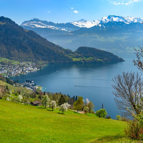 Aussicht auf das Dorf Aussicht auf das Dorf