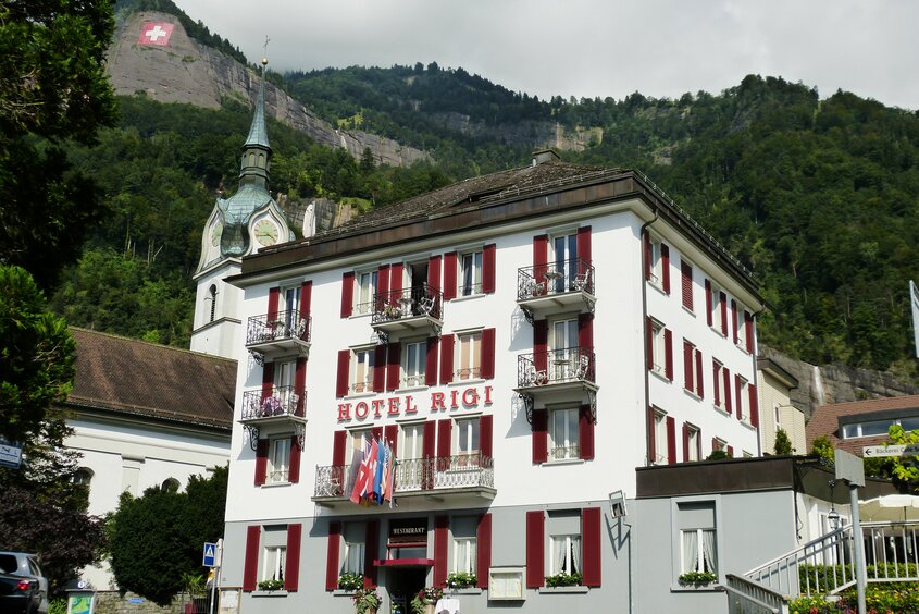 Frontansicht Hotel Rigi | © Hotel Rigi Vitznau