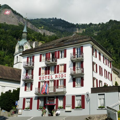 Frontansicht Hotel Rigi | © Hotel Rigi Vitznau