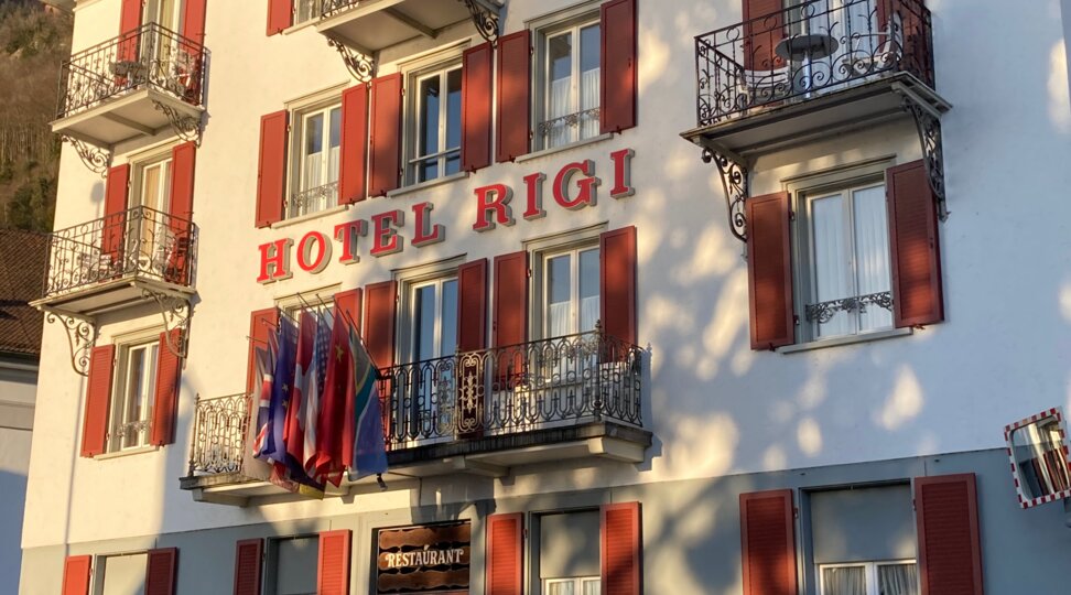 Aussenansicht Hotel Rigi | © Hotel Rigi Vitznau
