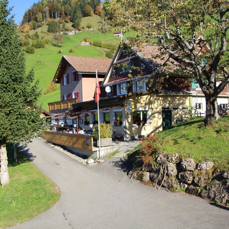 Aussenansicht Restaurant Hinterbergen